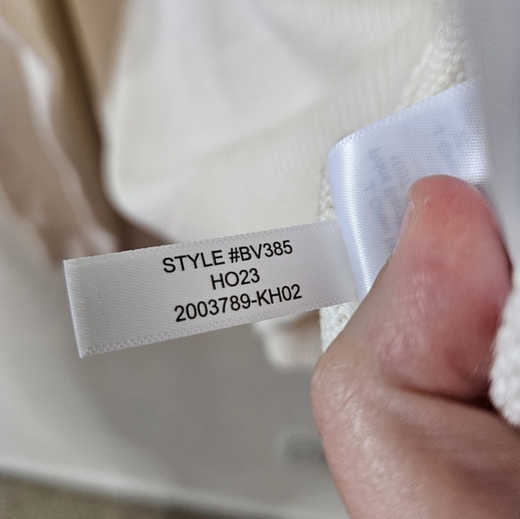 NWT J. Crew Factory Cotton Neutral Fair Isle Crewneck Sweater size L - Picture 5 of 11